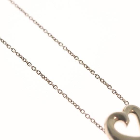 TIFFANY&Co. Loving Heart Necklace Ag925 Silver Auth am8077 - Picture 2 of 16